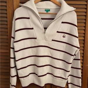 Benetton 1990’s vintage 100% cotton men’s sweater. Medium.